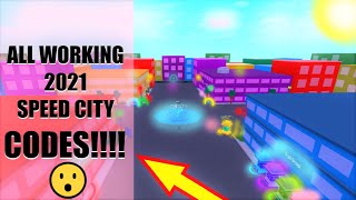 ALL WORKING 2021 SPEED CITY CODES!! (Roblox)