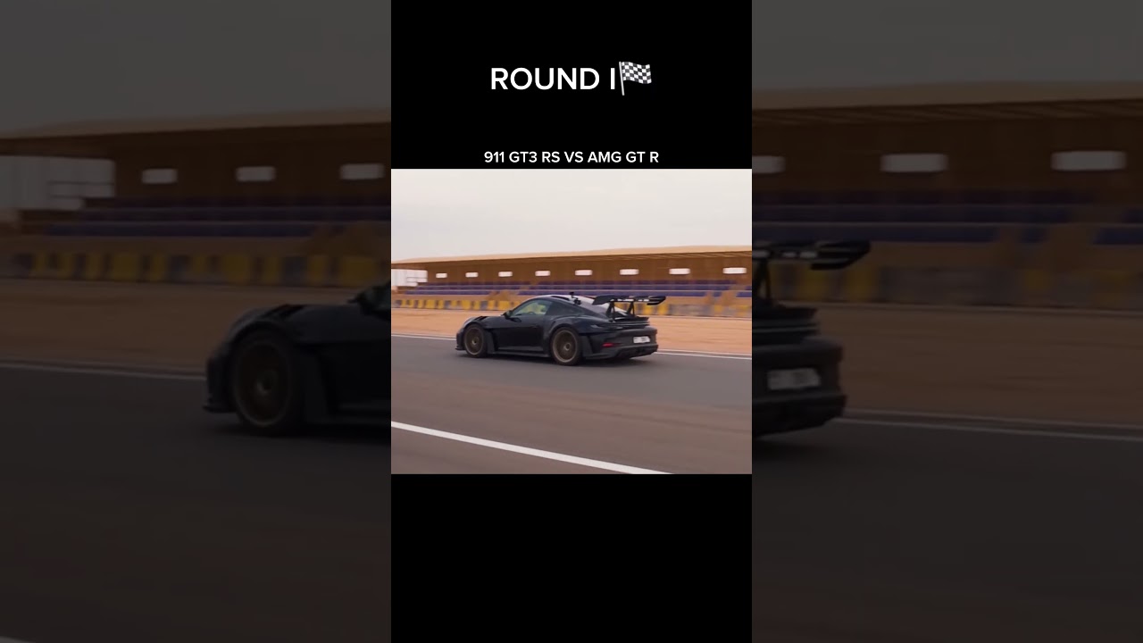 911 GT3 RS vs Amg GT R 