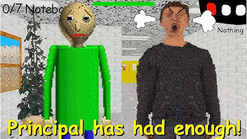 Principal Has Had ENOUGH ! 😈 😠- Baldi