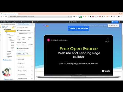 Html blocks in Bootstrap 5 builder