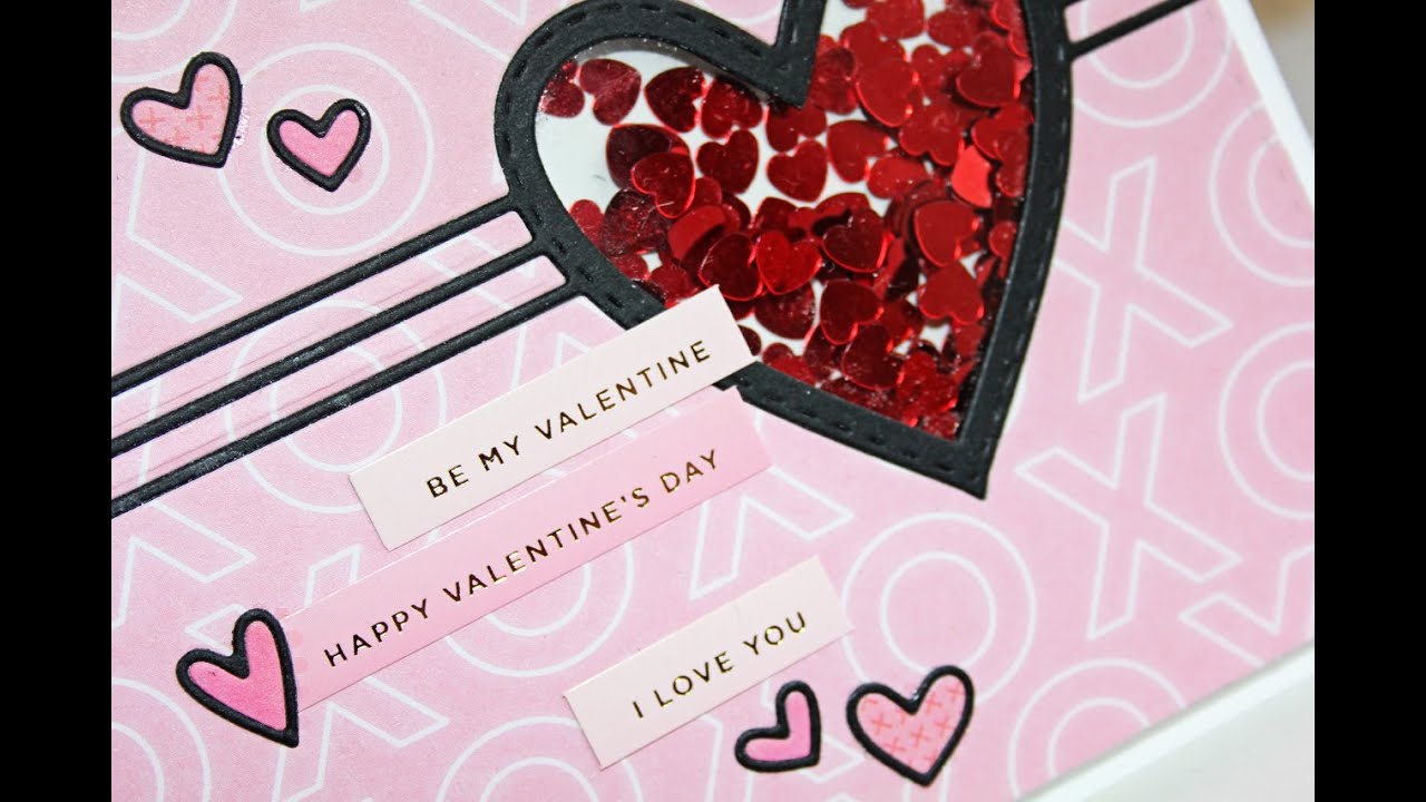 Simon Says Stamp February 2015 Card Kit Shaker Card by Nichol Magouirk