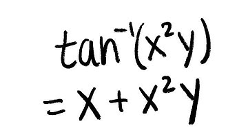 implicit differentiation arctan(x^2*y)=x+x*y^2, calculus 1 tutorial