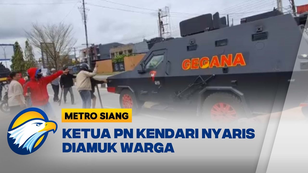 Sengketa Lahan Memanas! Ketua PN Kendari di Evakuasi Pakai Barakuda - [Metro Siang]