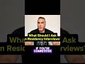 “What should I ask in residency interviews?”
