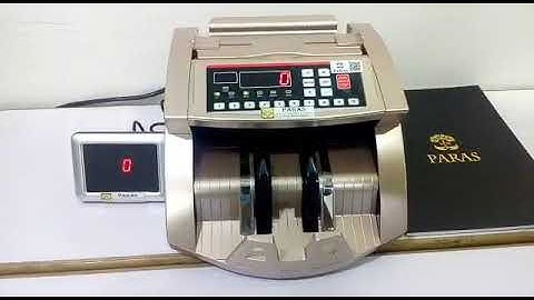 PARAS NOTE COUNTING MACHINE - PARAS 111 - Contact No. 9820348555