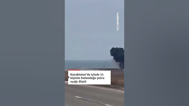 Yolcu Uçağının Düşme Anı!