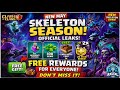 NEW MAY SKELETON SEASON 😱 FREE REWARDS FOR EVERYONE! (OFFICIAL LEAKS)