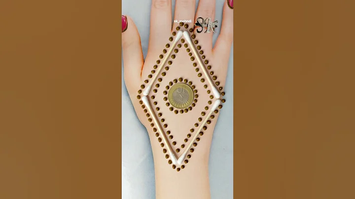Easy And Simple Mehndi | Simple Arabic Mehndi design | #mehndi #skmehandi