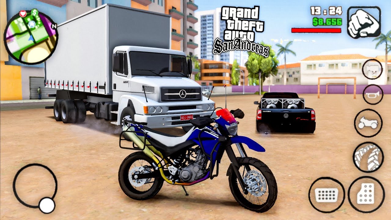 SAIU! meu gta motovlog PARA TODOS OS ANDROIDS COM CARROS, motos, caminhão,  helicóptero, SKINS BR E + 