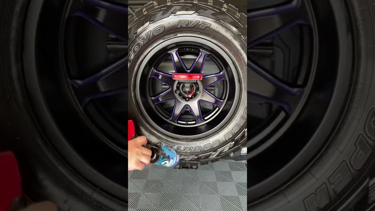 How to protect matte black rims.