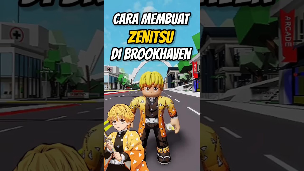 ROBLOX- ID ROUPAS DO ZENITSU DO DEMON SLAYER PARA BROOKHAVEN #idbrook