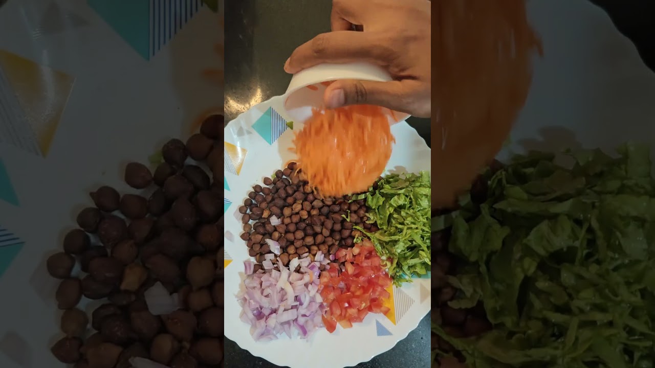 Protein-Rich Kala Chana salad 