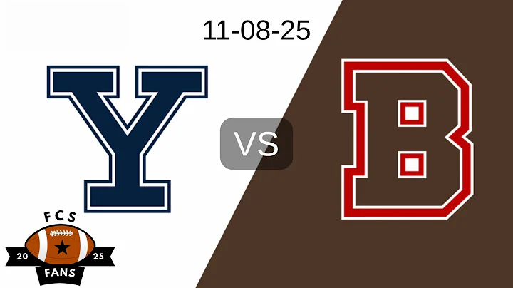 Yale vs. Brown Extended Highlights - 11-08-25 #fcsfootball #collegefootball