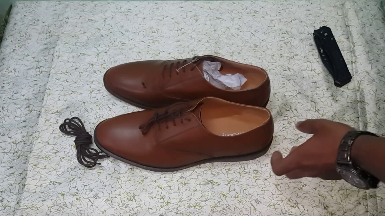 allen solly leather shoes
