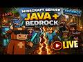 Jogando com os inscritos Java e Bedrock - Minecraft