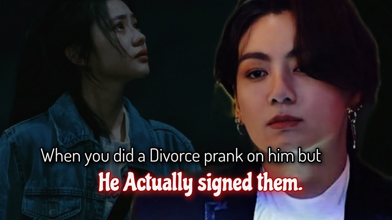 Когда ты подшутила над ним, говоря о разводе, но он на самом деле подписал их. #jjk #oneshot