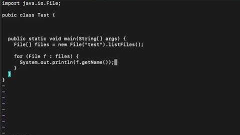 Java | List Files In A Directory