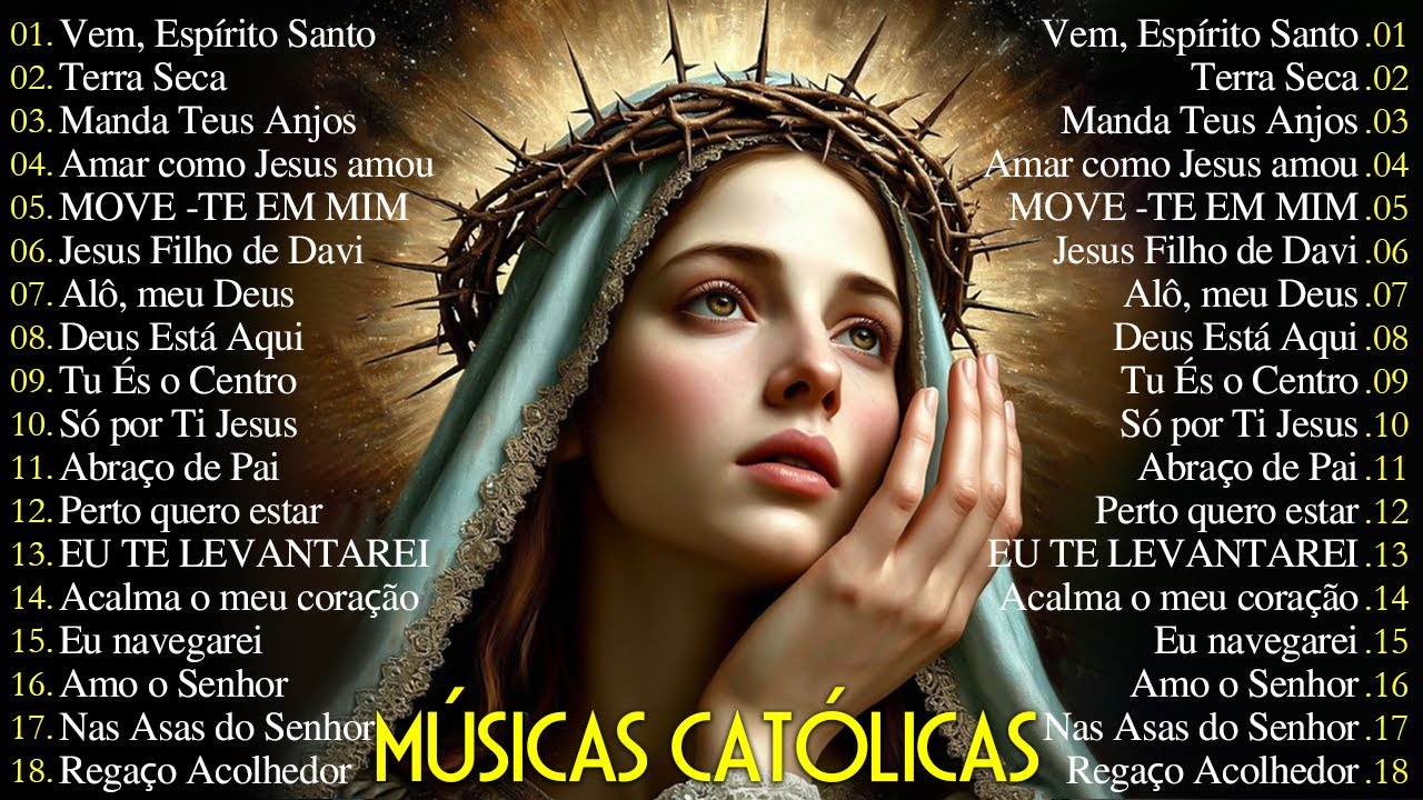 Canções católico Que Tocam o Espírito | Uma Jornada com Maria e Jesus 🙏✨