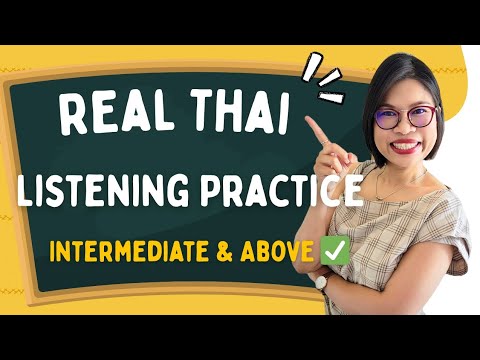 Understand Native Thai Conversations Intermediate Up LearnThaiOneDayOneSentence EP172