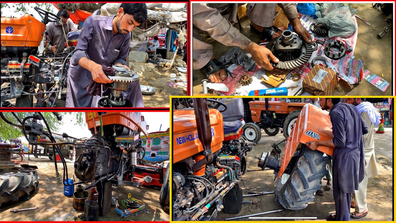 How to Repair Tractor Diffrential Gear|| Fiat 480 Differential Gear Repair||