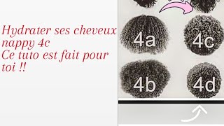 Comment hydrater ses cheveux crépus 4c