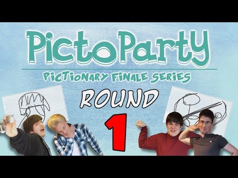 Custom Pictionary and Fast-Paced Games! Pictionary Finale Series Part 1!! (PictoParty Wii U)
