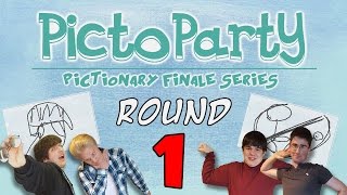 Custom Pictionary and Fast-Paced Games! Pictionary Finale Series Part 1!! (PictoParty Wii U)