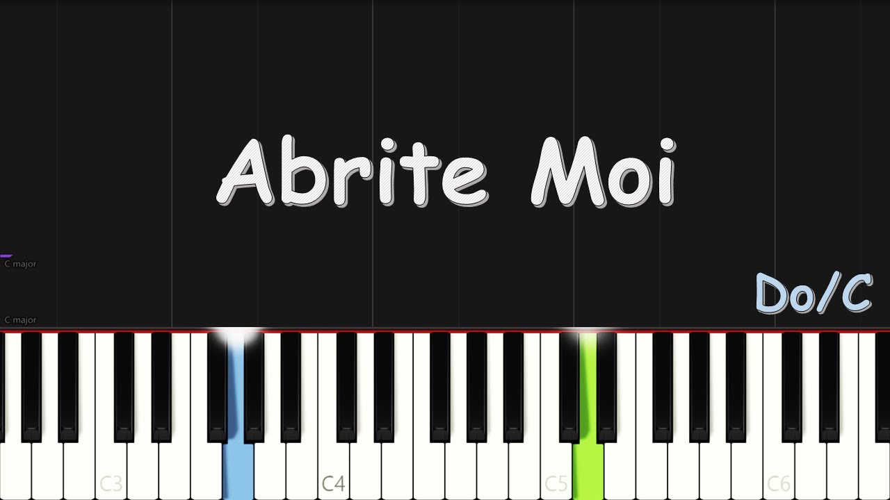 Abrite Moi - Kelly Picat | EASY PIANO TUTORIAL BY Extreme Midi - YouTube