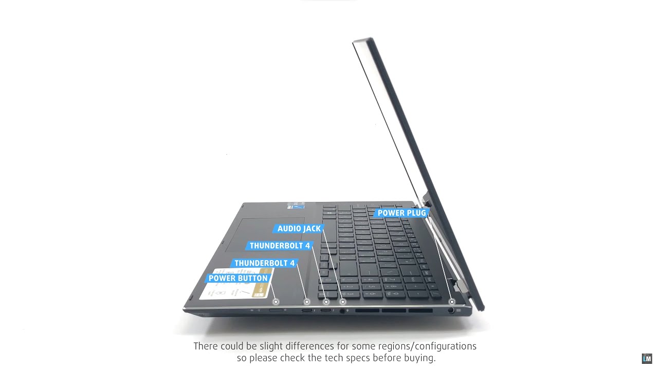 🔄 ASUS Zenbook Pro 15 Flip OLED (UP6502) - Ports info and 360º look