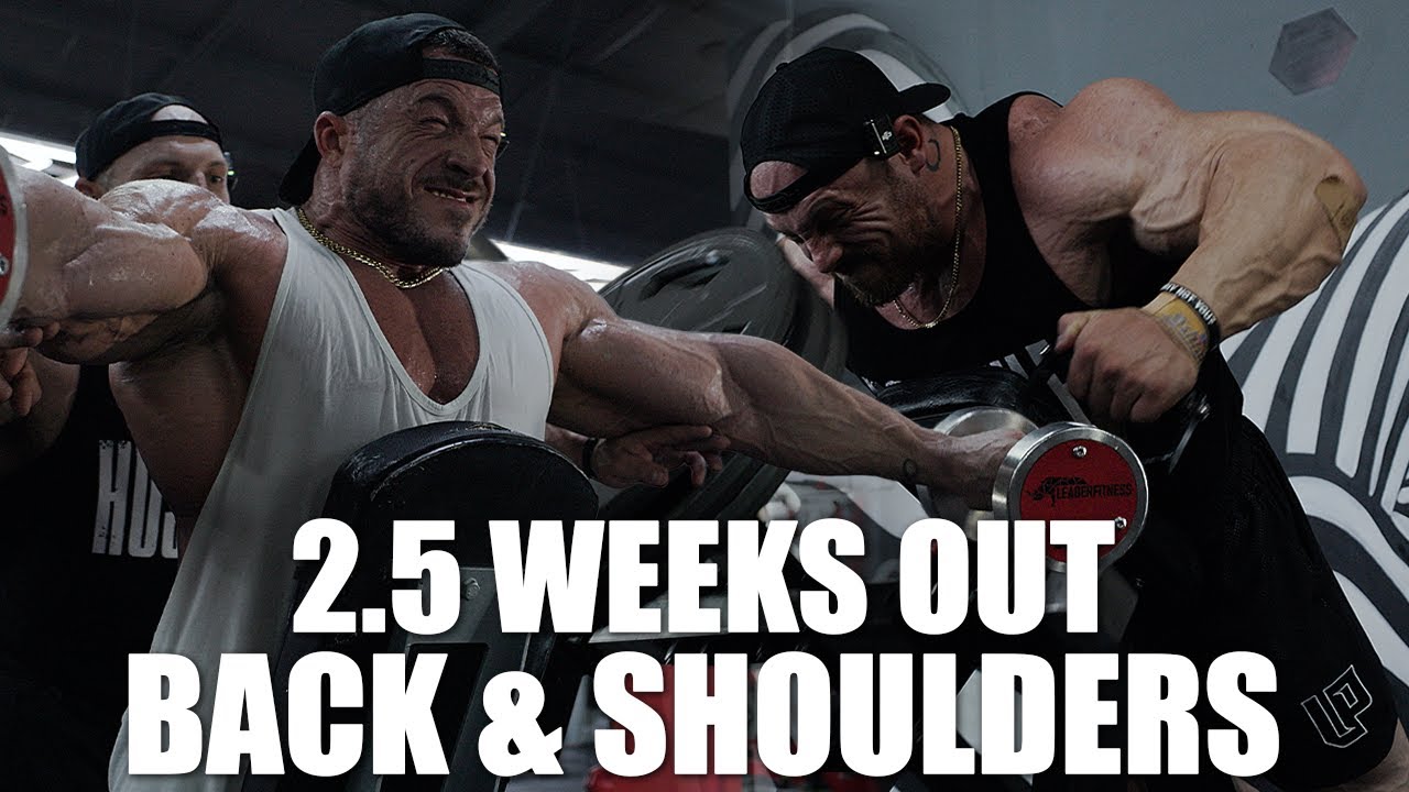 Спина и плечи | 2,5 недели до МИСТЕРА ОЛИМПИИ