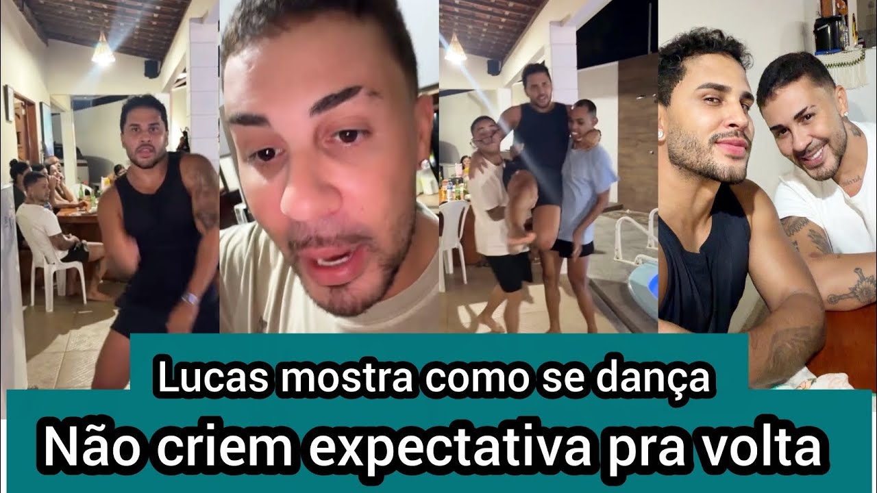 Lucas Guimarães se diverte dançando com os amigos e Carlinhos Maia diz estar estranho com o ex 