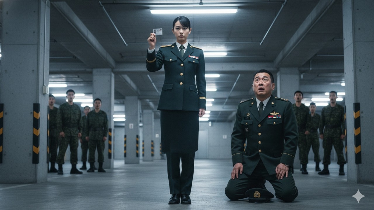 女性三尉が上官に侮辱された→2秒後、身分証一枚で全員が凍り付いた彼女の正体
