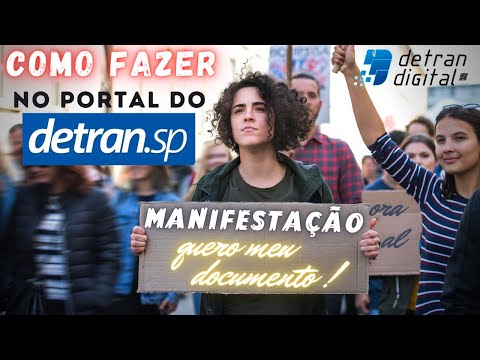 COMO FAZER MANIFESTAÇÃO NO PORTAL DO DETRAN SP ?