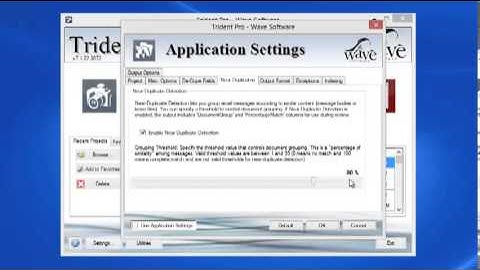 Near Duplicate Detection Tab