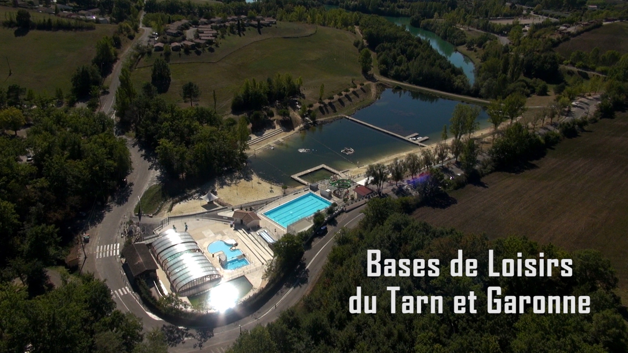 Bases de Loisirs du Tarn et Garonne - Vues du ciel Drone Expert - YouTube