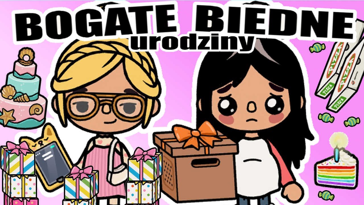 BOGATE URODZINY kontra BIEDNE URODZINY 🎁💰historyjka Toca Boca