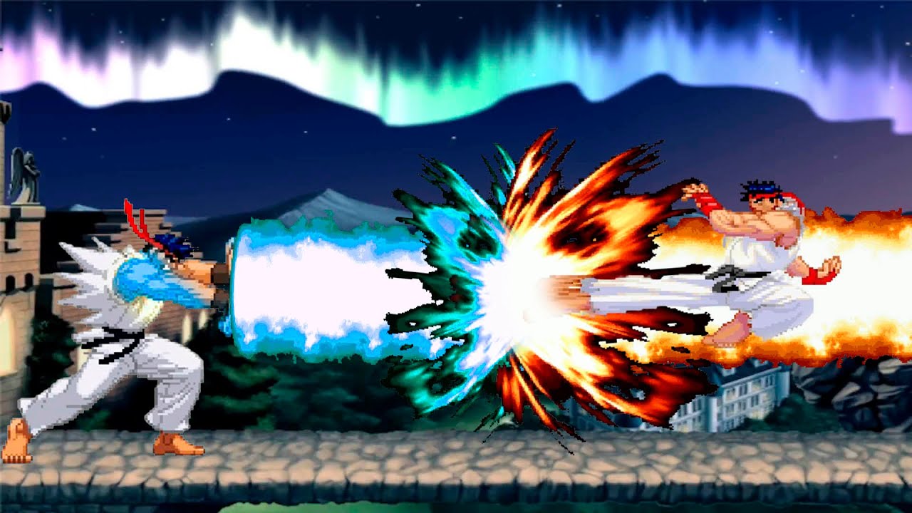 ICE RYU VS RYU REHYPED EPIC FIGHT!!! - YouTube