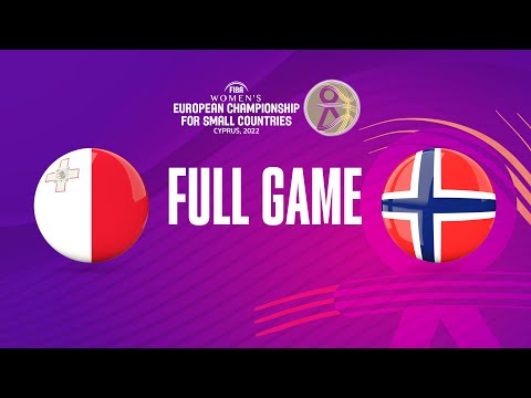 Malta v Norway | Full Basketball Game | FIBA Women's European Championship for Small Countries 2022