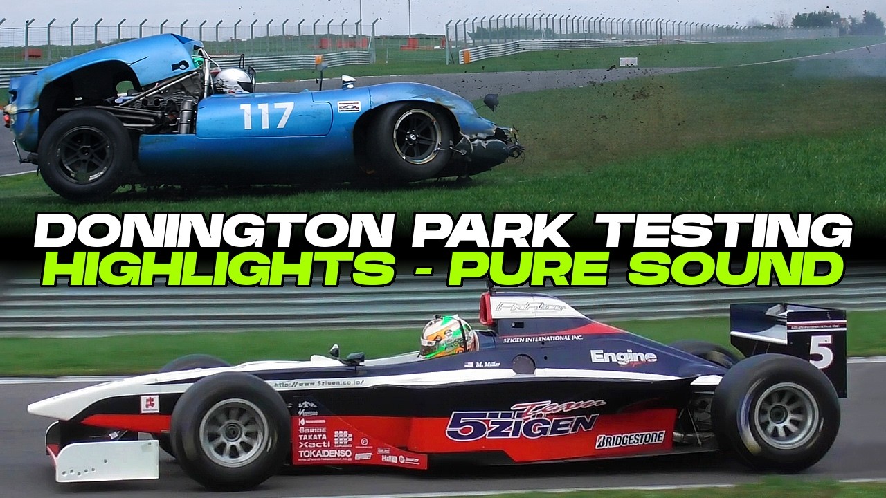 Donington Park Testing - Highlights, Crashes & Pure Sound (Formula Nippon, F1, BTCC & More!), 3/3/26