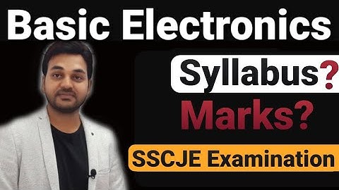 Basic Electronics Syllabus for SSCJE I  SSCJe syllabus for Electronics Part I Engineers Platform I