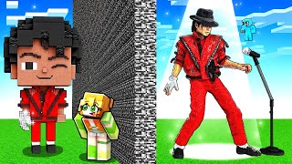 Hice TRAMPAS con MICHAEL JACKSON en Reto de Construcción en Minecraft!