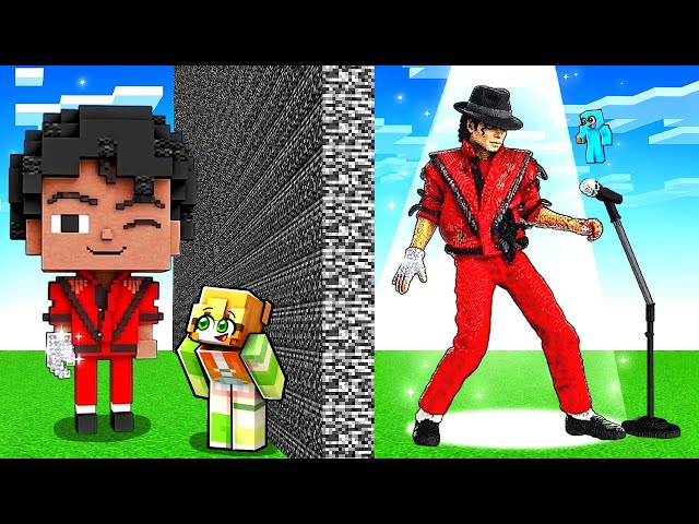 Hice TRAMPAS con MICHAEL JACKSON en Reto de Construcción en Minecraft!