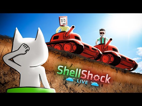 Видео: ОНИ МЕНЯ ЗАКОПАЛИ! ЭПИЧНАЯ БИТВА ТАНКОВ В SHELLSHOCK