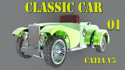 Classic Car Design in Catia | PART -01  |Car Modeling in Catia 2021 | Advanced Catia tutorials 🤔🤔