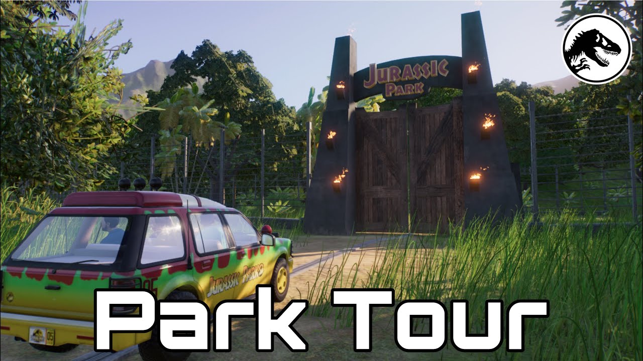 Jurassic Park Tour In Jurassic World Evolution 2 | 1993 Film Version ...