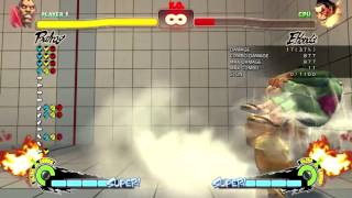 USF4: Balrog 929 damage combo