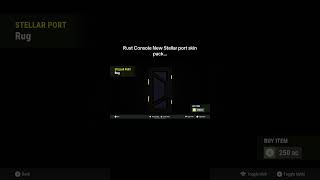 Rust Console New Stellar port skin pack…#shorts #rust #rustconsole