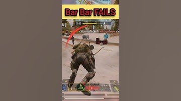 BAR BAR FAILS #shorts #codm #callofdutymobile