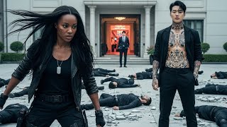 Korean Mafia Boss Desperately Hired a Black Lady as His Bodyguard — She Took Down 15+ Assassins...