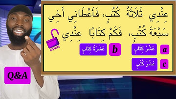 Learn Arabic through Questions | Counting in the Arabic language (العدد والمعدود)